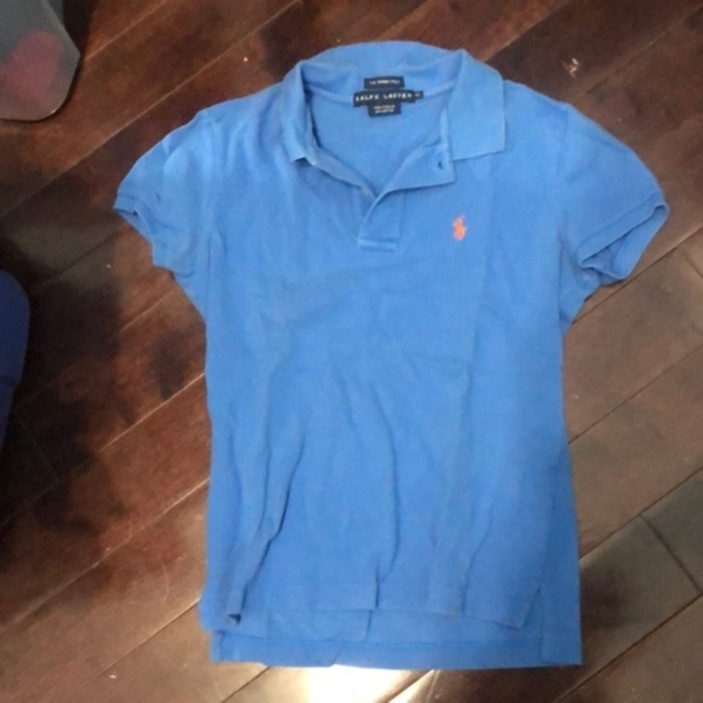 NWOT Ralph Lauren Skinny Polo Blue XS